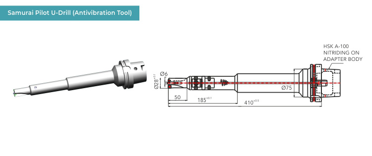 Samurai-Pilot-U-Drill-Antivibration-Tool